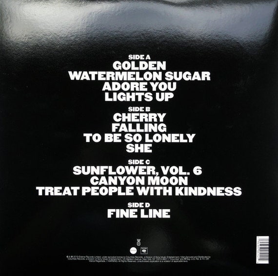 Harry Styles Lp Vinyle Album Fine Line Tres Bon Etat