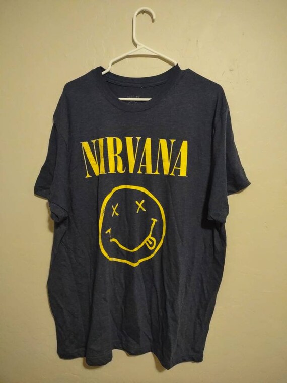 Classic Nirvana Smiley T Shirt 2XL - image 2