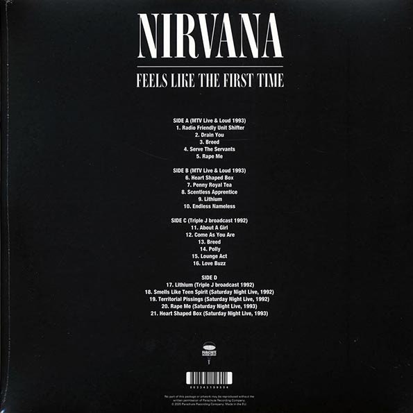 洋楽 Nirvana Feels Like The First Time 61ILeVl0t4L._UF1000,1000_QL80_.jpg