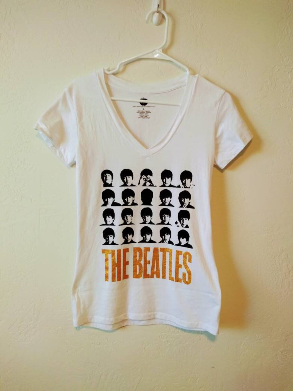 vintage beatles t shirt womens