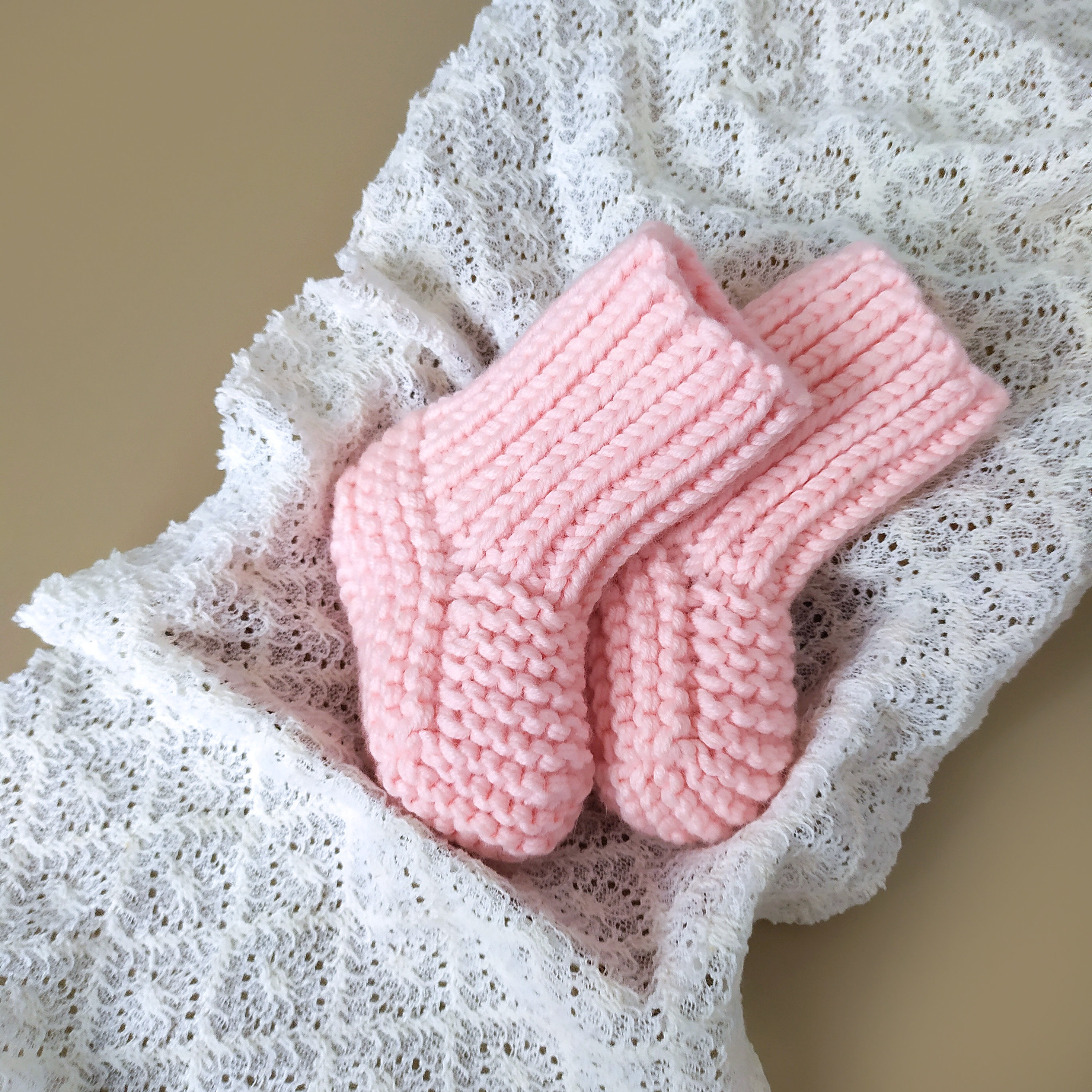 Pink baby boots knit Newborn knitted booties 03 months girl Etsy