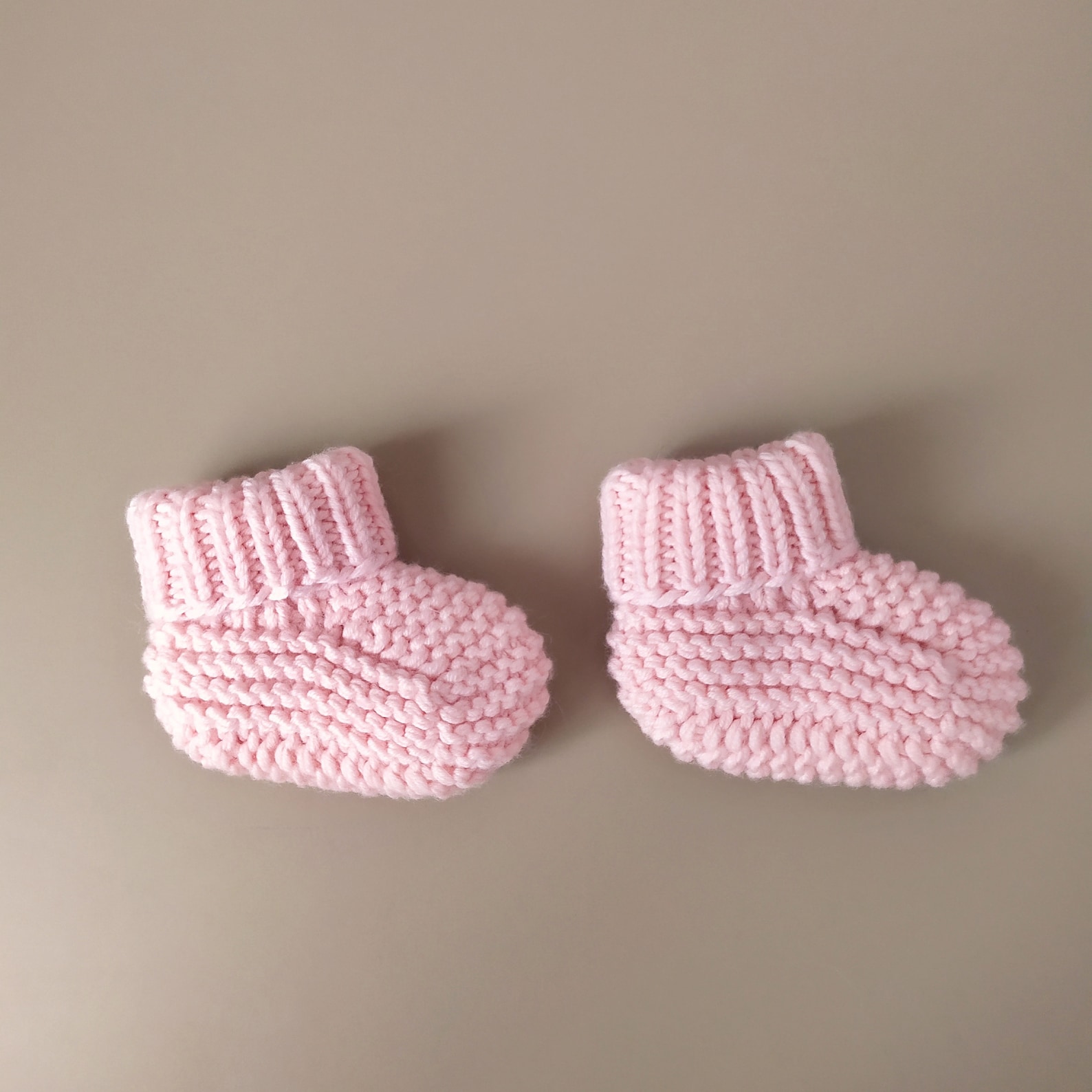 Pink baby boots knit Newborn knitted booties 03 months girl Etsy