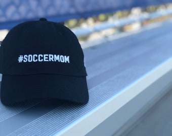Embroidered Soccer Mom Hat - Sports Mom Gift