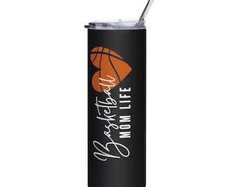 Basketball Mom Tumbler, Stainless Steel 20oz Tumbler