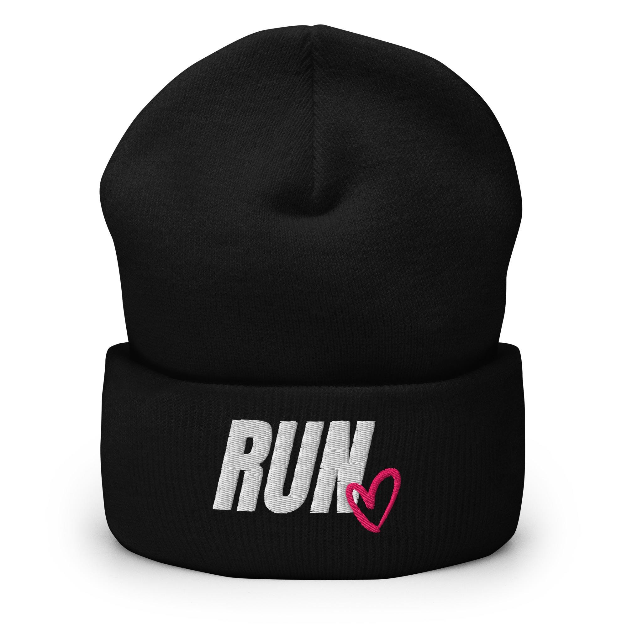 Run With Heart Beanie, Winter Running Hat - Etsy display picture 3