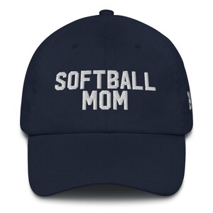 Softball Mom Hat Personalize Softball Mom Hat with Jersey Number Softball Mom Gift for Softball Mom