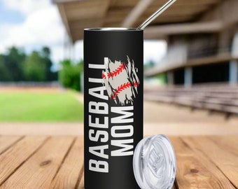 Baseball Mom Tumbler, Sports Tumbler