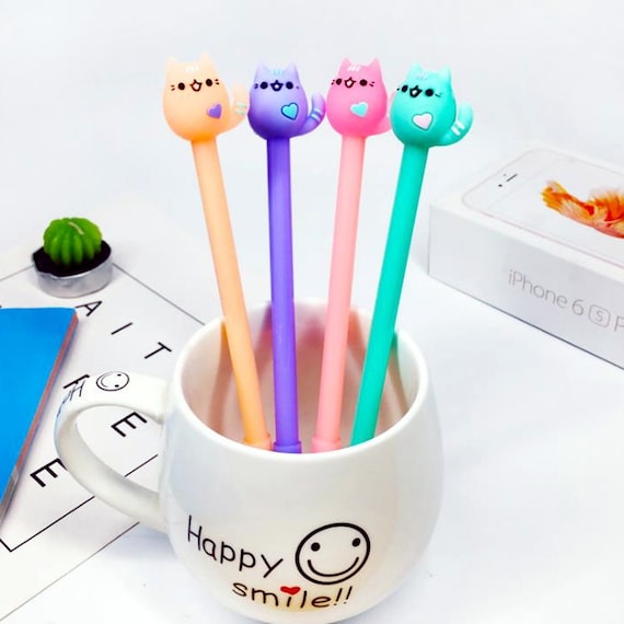 Cat Pens. Cute Cat Pens. Kawaii School Supplies. Back to | Etsy