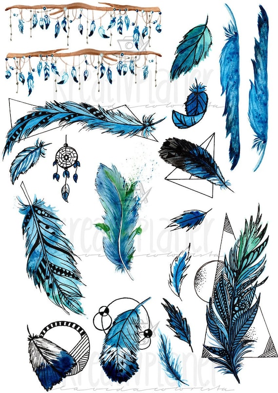 Watercolor feather Jrnl Watercolor feather Jrnl
