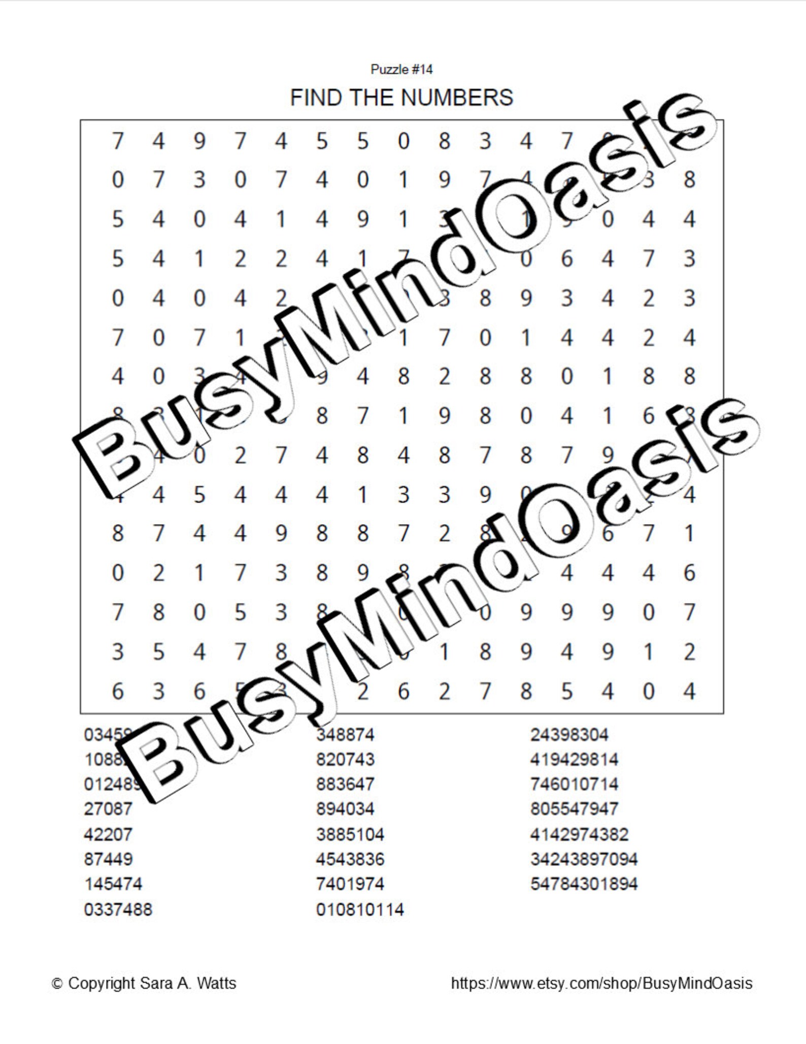 300 Printable Puzzles BUNDLE: Puzzles for Adults PDF Downloads - Etsy