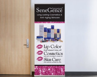Printed And Shipped Lipsense Skincare Banner Senegence Etsy