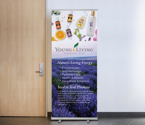 Printed And Shipped Young Living Banner Retractable Vendor Etsy