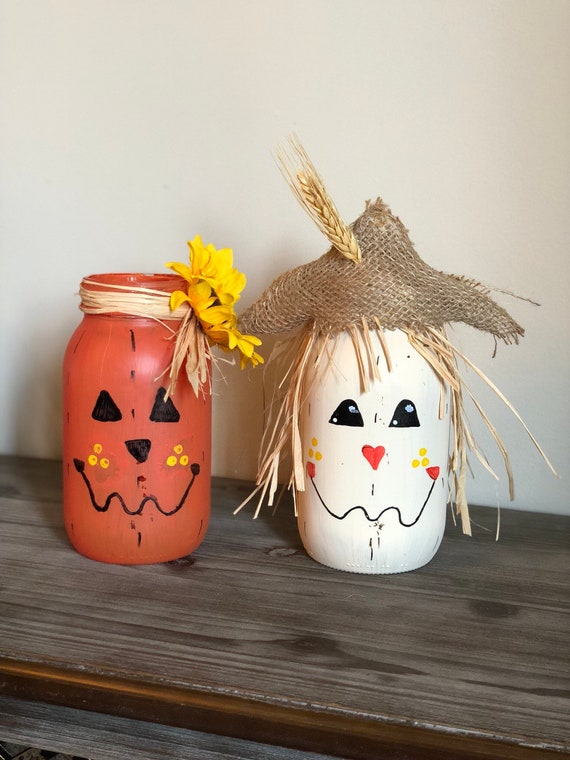 Fall Decor Pumpkin Decor Scarecrow Decor Rustic Country Etsy
