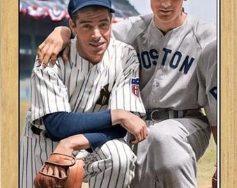 JOE DIMAGGIO Ted WILLIAMS 2016 style custom made art card ### 50% off when you buy 10 or more, you can mix & match ###