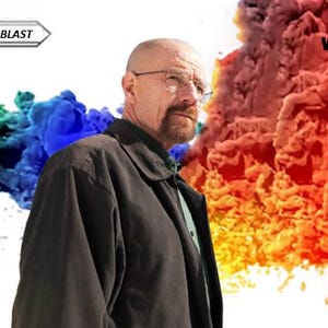 Breaking Bad WALTER WHITE COLOR Blast custom made art card 50% off 10 or more items - the biggest selection of custom cards in the country image 1