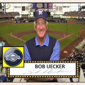 BOB UECKER 1952 style individuell angefertigte Kunstkarte