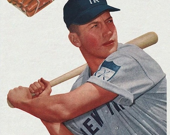 MICKEY MANTLE 1954 wilson franks style B custom made art card ### 50% off when you buy 10 or more, you can mix & match ###