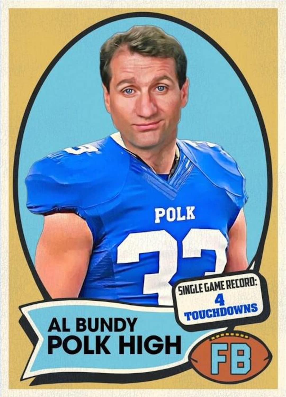 AL BUNDY Ed O'neill From Married With Children 70b Style Custom Made ...