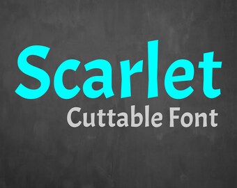 Font Design Files For Use With Your Silhouette Studio Software, SVG Fonts, DXF Fonts, EPS Vector files, S6