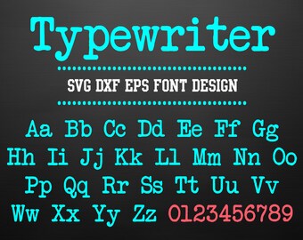 SVG DXF EPS Font Design | Files for Cricut | Cuttable Alphabet Letters for Silhouette | Vector Font | Instant download | 28