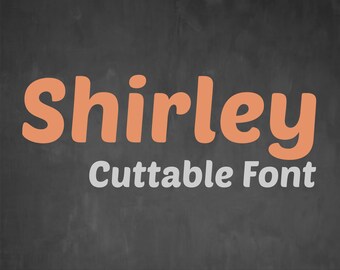 SVG Fonts | DXF Fonts | EPS Vector Fonts | Files for Cricut | Cuttable Alphabet for Silhouette | Instant Download 12