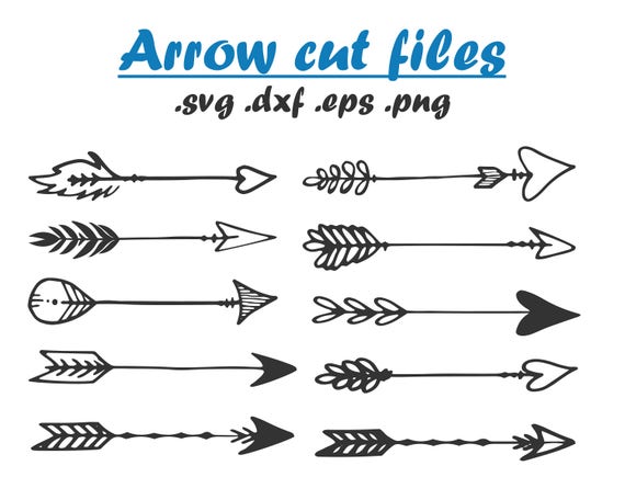 Download Tribal arrow cut files Arrow clip art SVG DXF PNG Vector ...