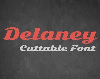 SVG Fonts | DXF Fonts | EPS Vector Fonts | Files for Cricut | Cuttable Alphabet for Silhouette | Instant Download 10