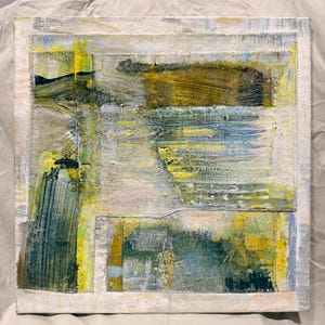 Original French Abstract Oil Painting • Raphaëlle Pia, 1999