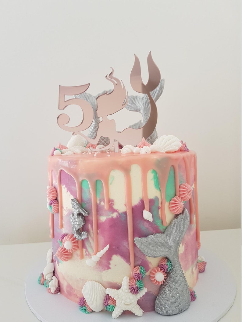 Cake Topper 7 Inch Custom Cake Topper Acrylic Cake Topper Etsy