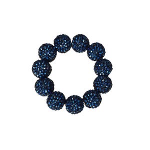 Navy Blue Sparkle Chunky Bracelet