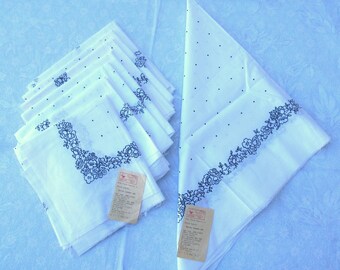 Floral Printed Cotton Kerchief: White Bandana Shawl, Craft Fabric