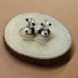 Boucles d'oreilles pandas image 2