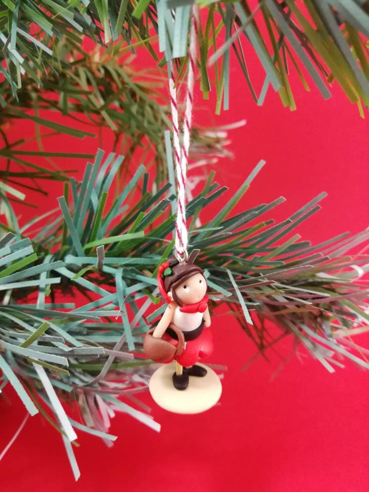 Coffret de 4 Mini Sujets Noël à Suspendre