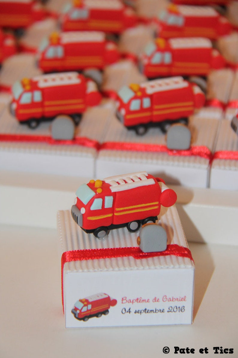 Fire truck dragee boxes image 3