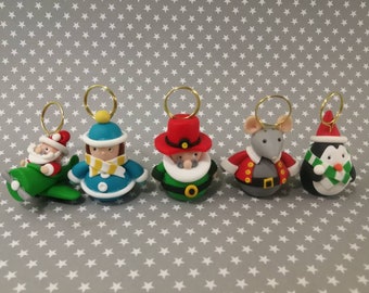 Christmas character place cards