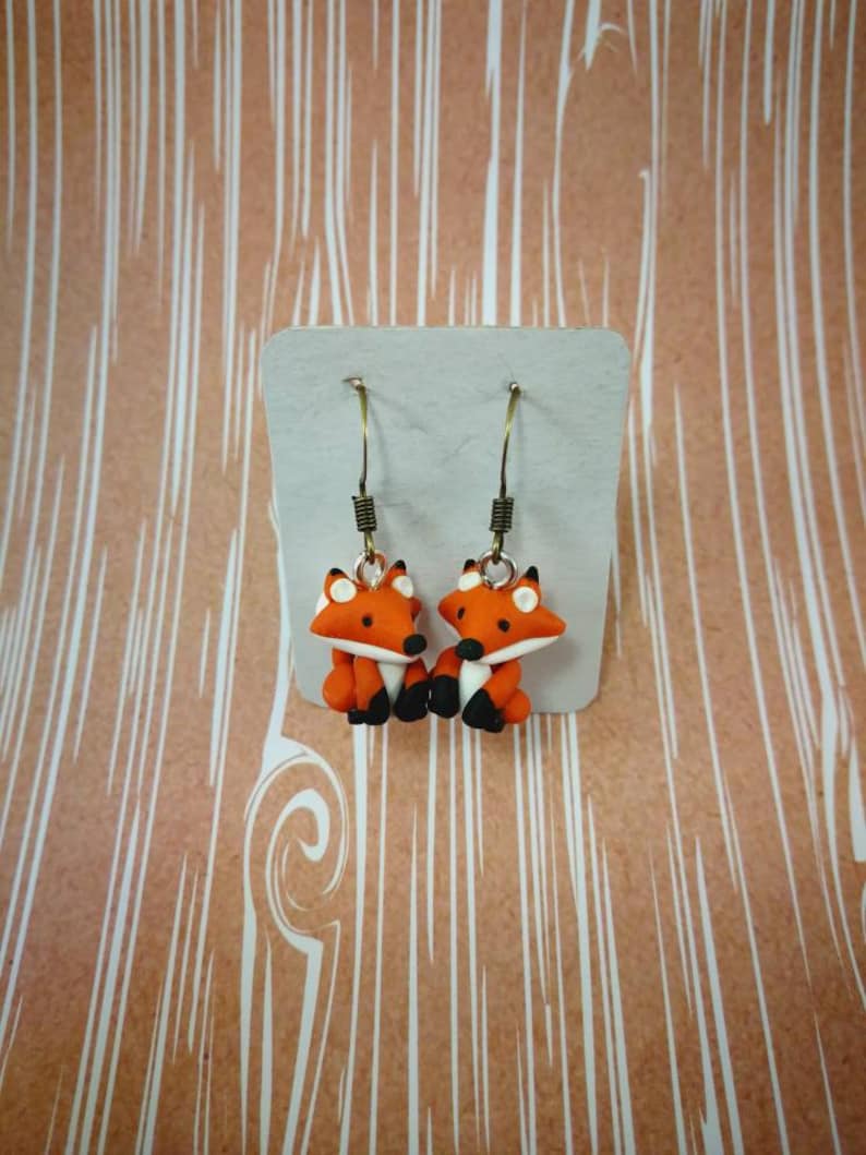 Fox earrings image 3