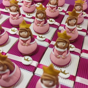 Boîtes à dragées princesses thème contes