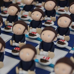 Box dragees children and boat sailor theme