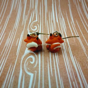 Fox earrings image 2