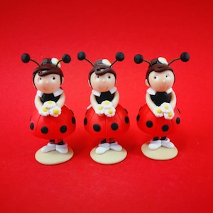 Box of 3 subjects girls ladybugs