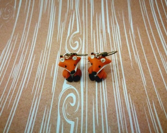 Fox earrings