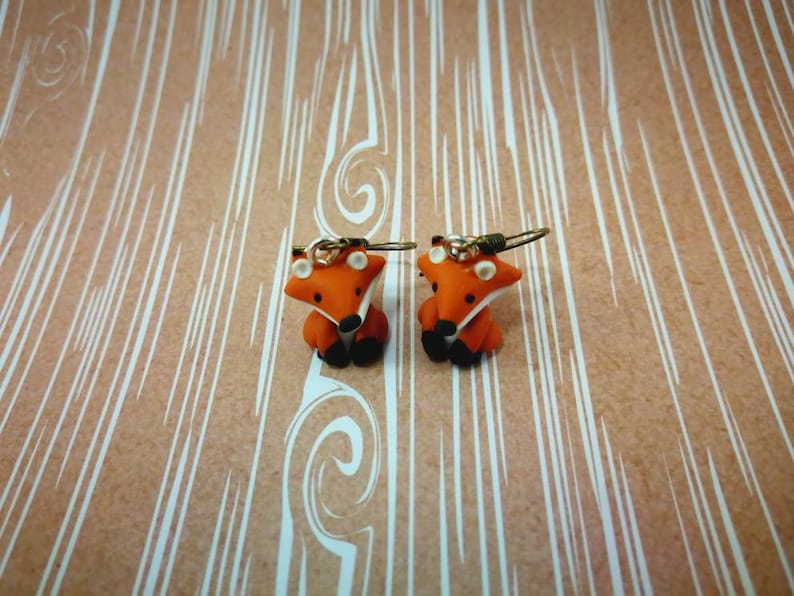 Fox earrings image 1