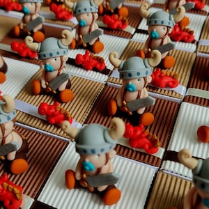 Boîtes à dragées bébés vikings