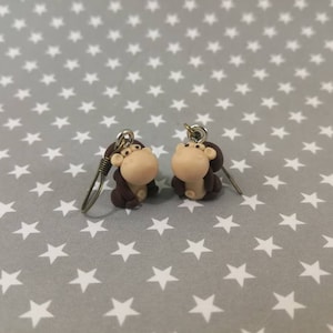 Monkey earrings image 1