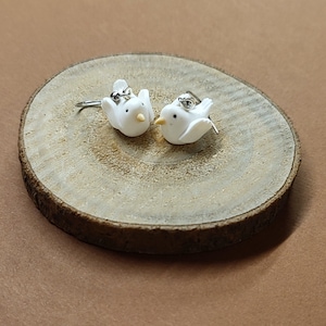 Boucles d'oreilles colombes