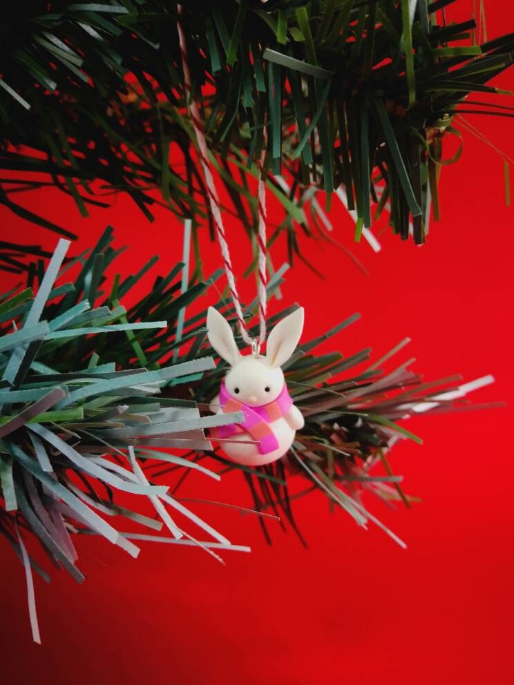 Coffret de 4 Mini Sujets Noël à Suspendre