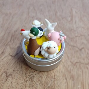 Farm Animal Milk Tooth Box