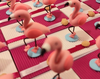 Flamingo favor boxes