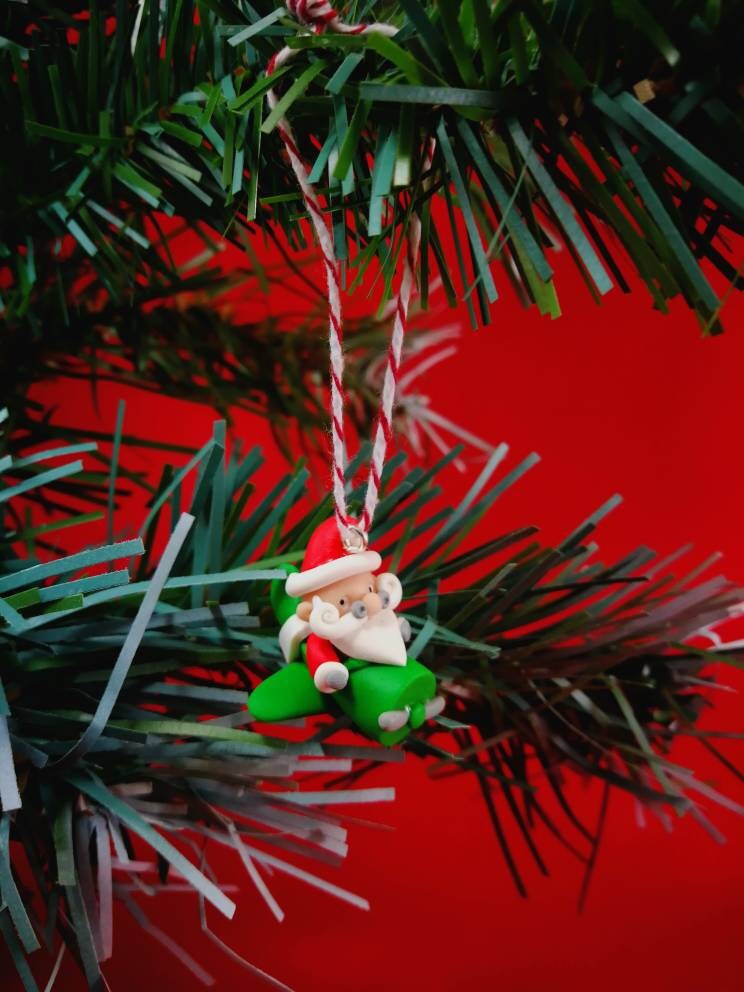 Coffret de 4 Mini Sujets Noël à Suspendre