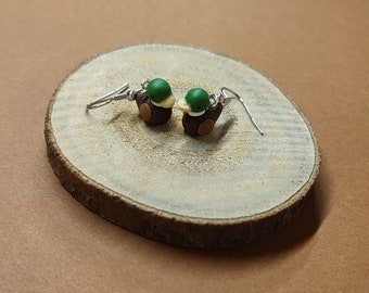 Duck earrings